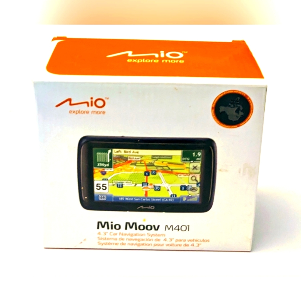 Mio Moov M401 GPS Navigator System Automotive Mountable (Open Box)
